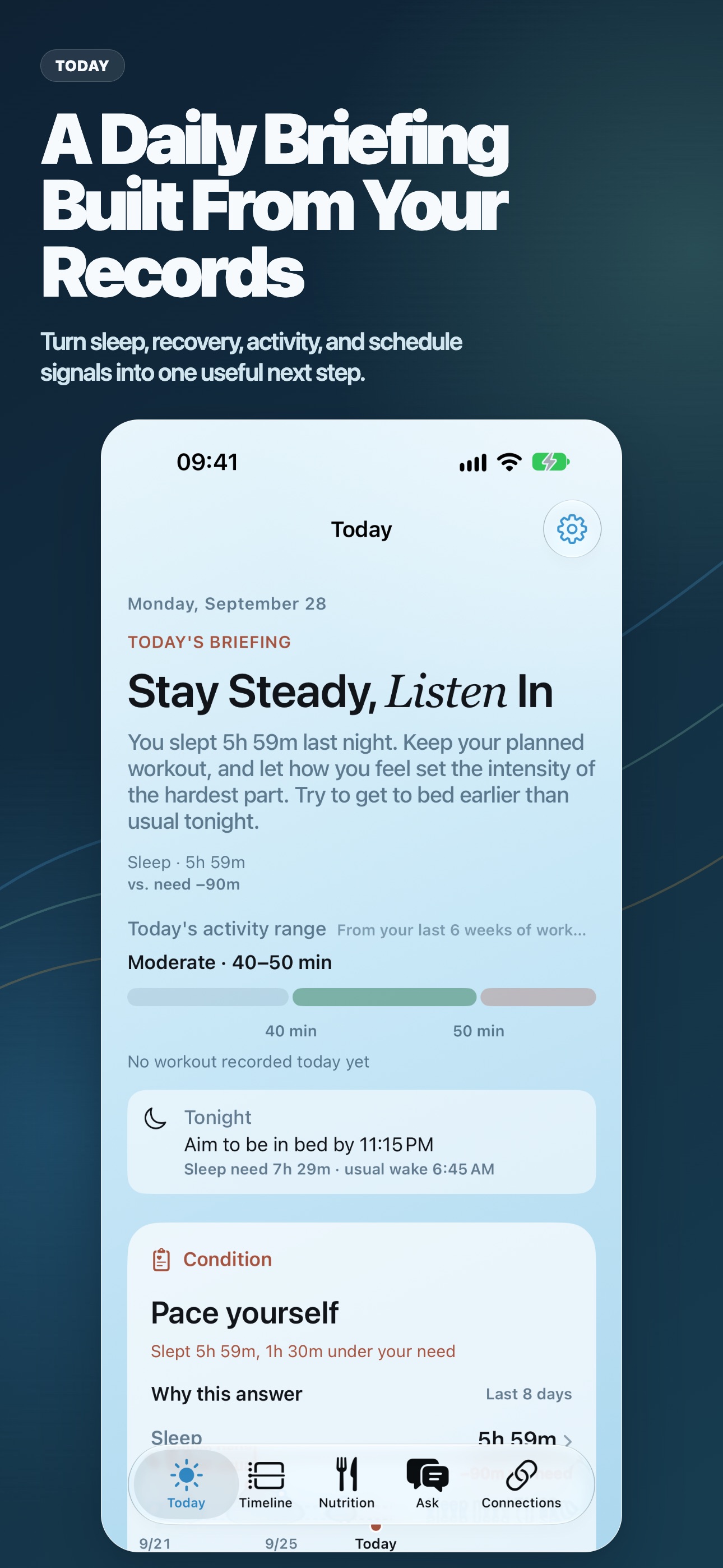 Screenshot 2 of Decis: Wellness Intelligence