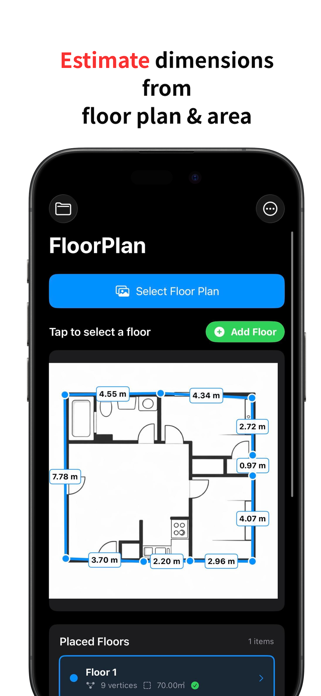 RoughPlan - Floor Plan Measure Screenshot 2 of 3
