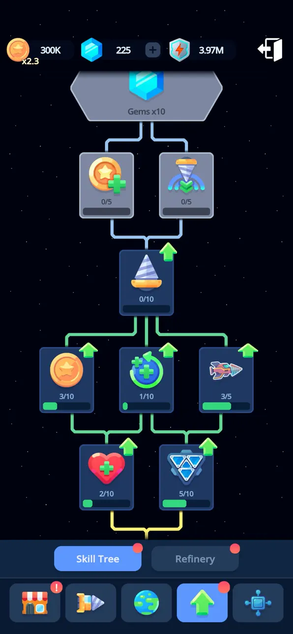 Planet Miner: Idle Action Game Hack screenshot 3 - iOS game interface