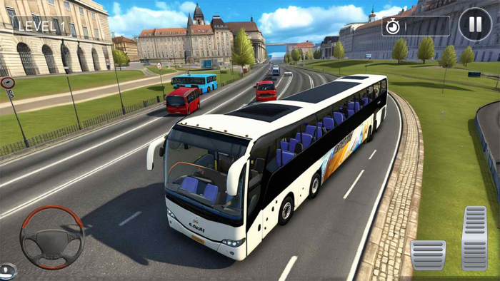 العاب قيادة الحافلات الفاخرة