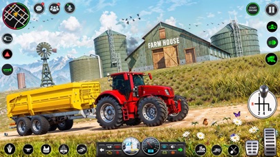Tractor Driving Farming Games Screenshot