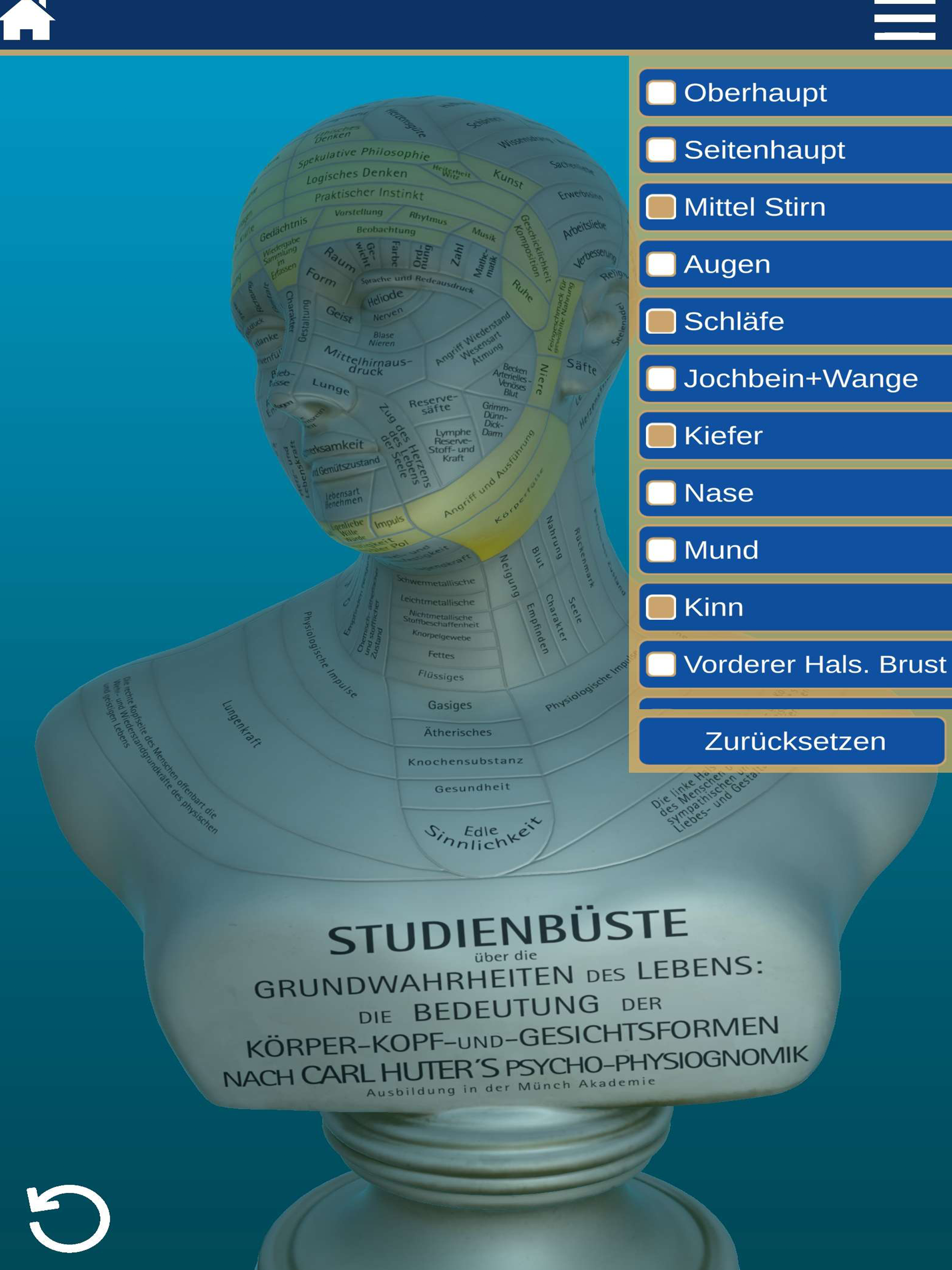 Physiognomic face reading app