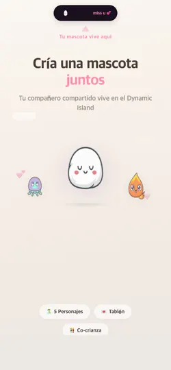Captura de pantalla de IslandMates - Mascota Widget en iPhone 1
