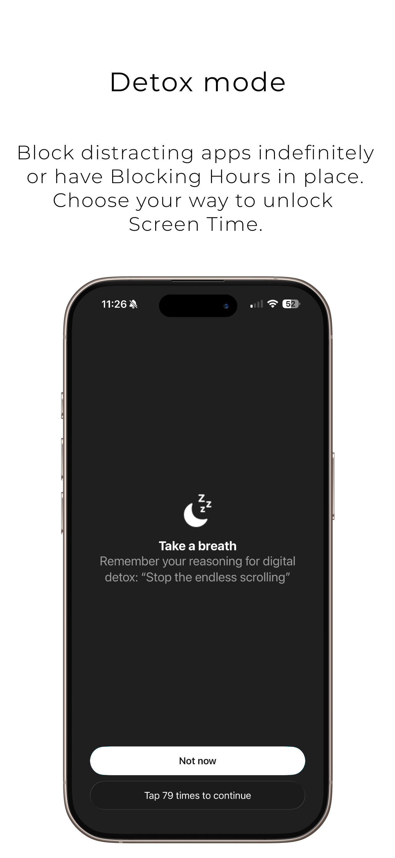 ZeroPhone: Screen Time Control screenshot 3