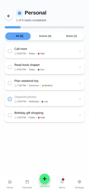 Doneo — To Do List, Planner screenshot 4