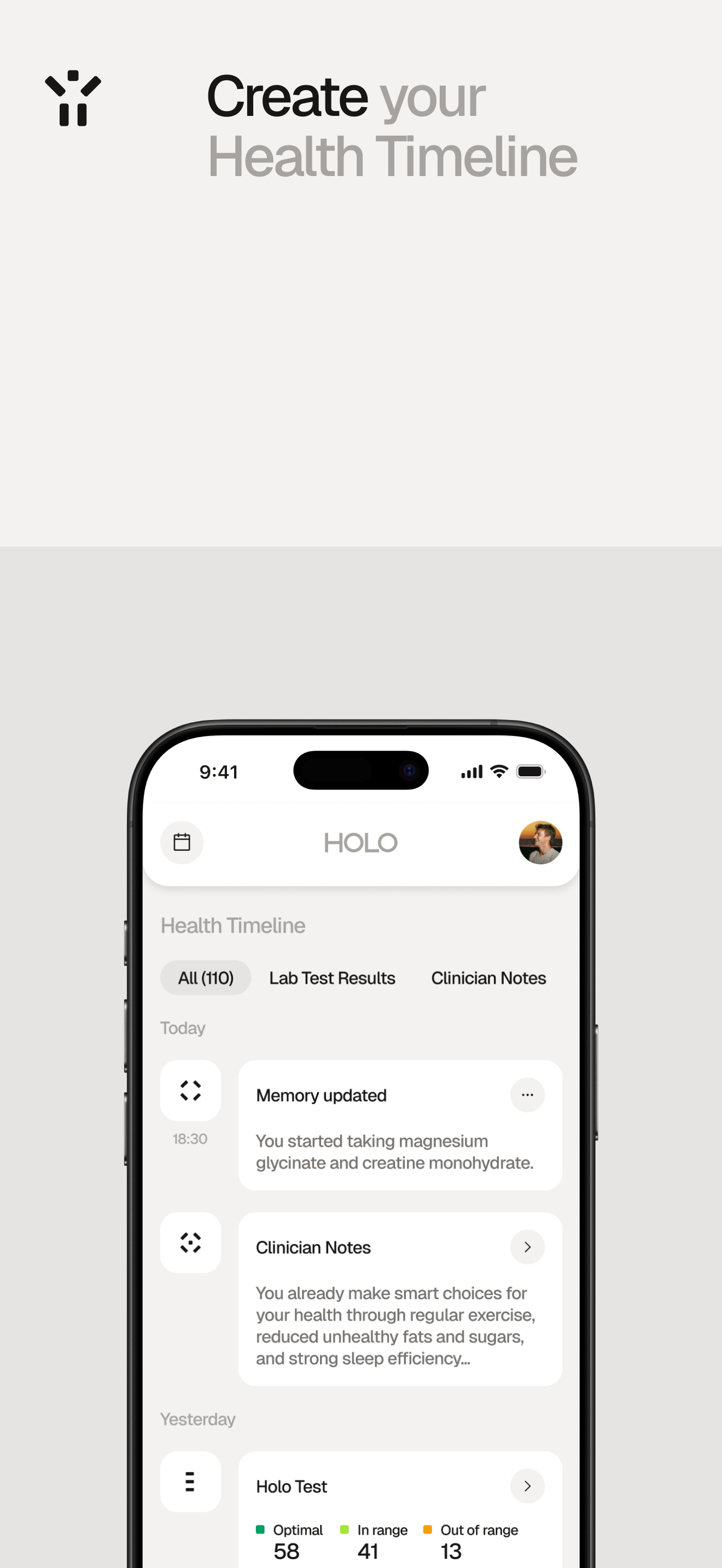 Holo: Health Tracker screenshot 3