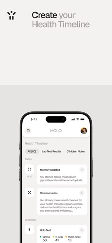 Holo: Health Tracker screenshot