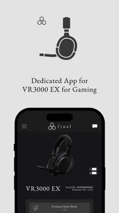 Final VR3000 EX iPhone image 1