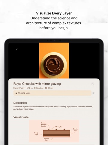 Patisserie: pastry recipes iPad screenshot