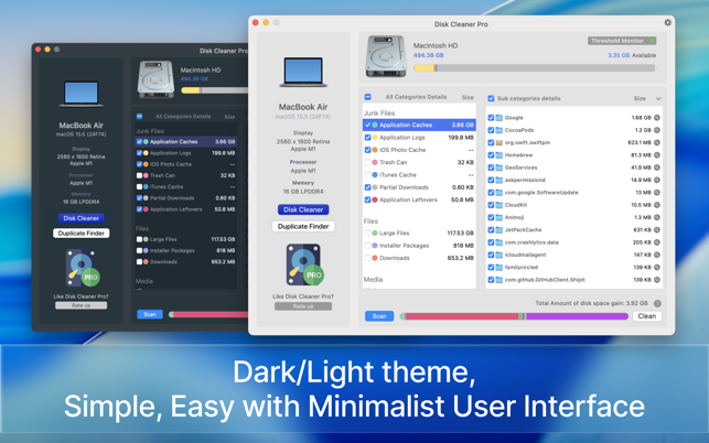 ‎Disk Cleaner PRO App Screenshot