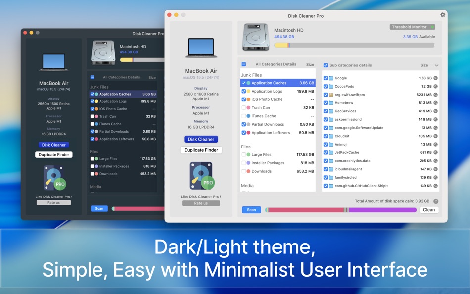 #5. Disk Cleaner PRO App (macOS) 由: AppYogi Software