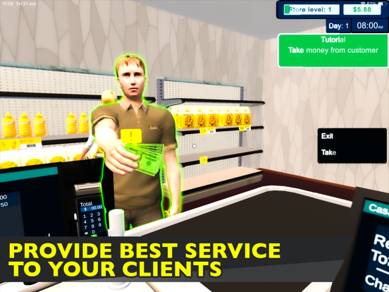 3D Supermarket Store Simulator iPad screenshot 4 - Entertainment app