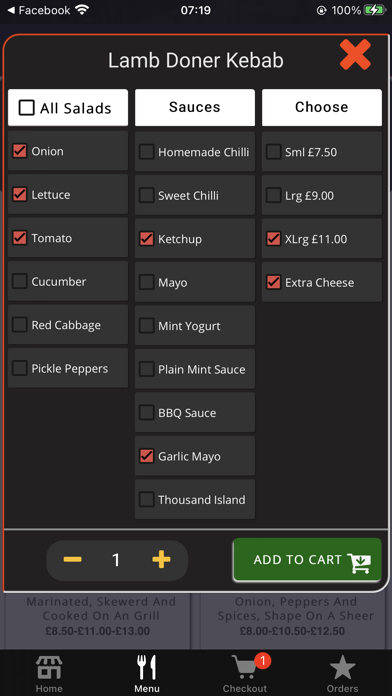 Screenshot 3 of Somerton Pizza Kebab App