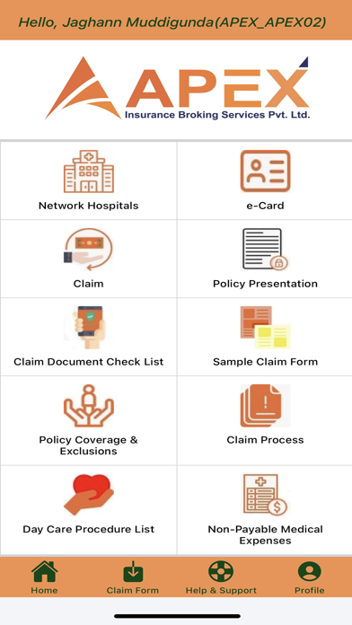 Screenshot 2 of Apex Insurance App