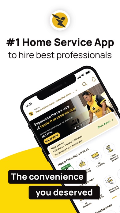 YellowZap - Home Services App Screenshot