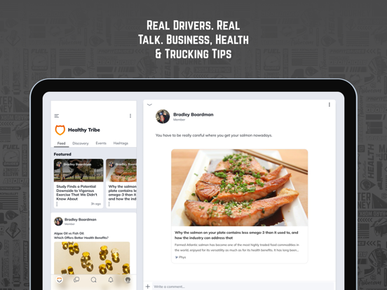 Let’s Truck Tribe iPad screenshot 3 - Social Networking app