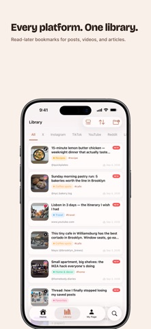 Stash: Save Posts, Watch Later Screenshot 4 of 8