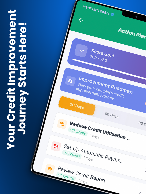 Credit Score Check & Report iPad screenshot 4 - Finance app