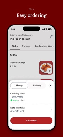 That's Amore To Go iPhone screenshot
