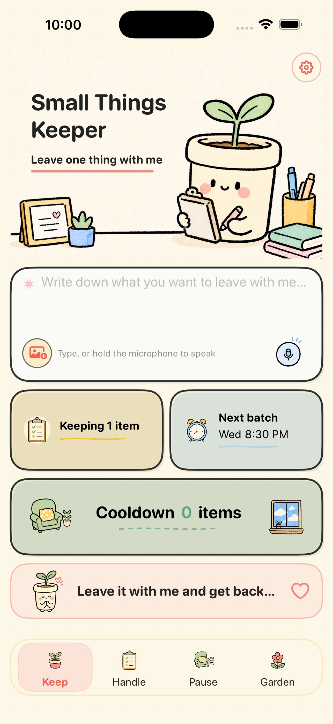 Screenshot 1 of Small Things Keeper