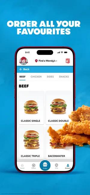Wendy's AU iPhone screenshot 2