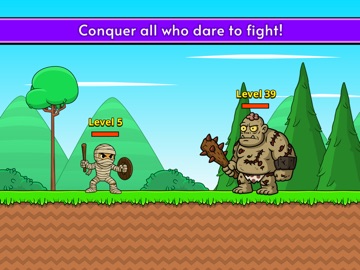 Knight Hero 2 Revenge idle RPG iPad screenshot