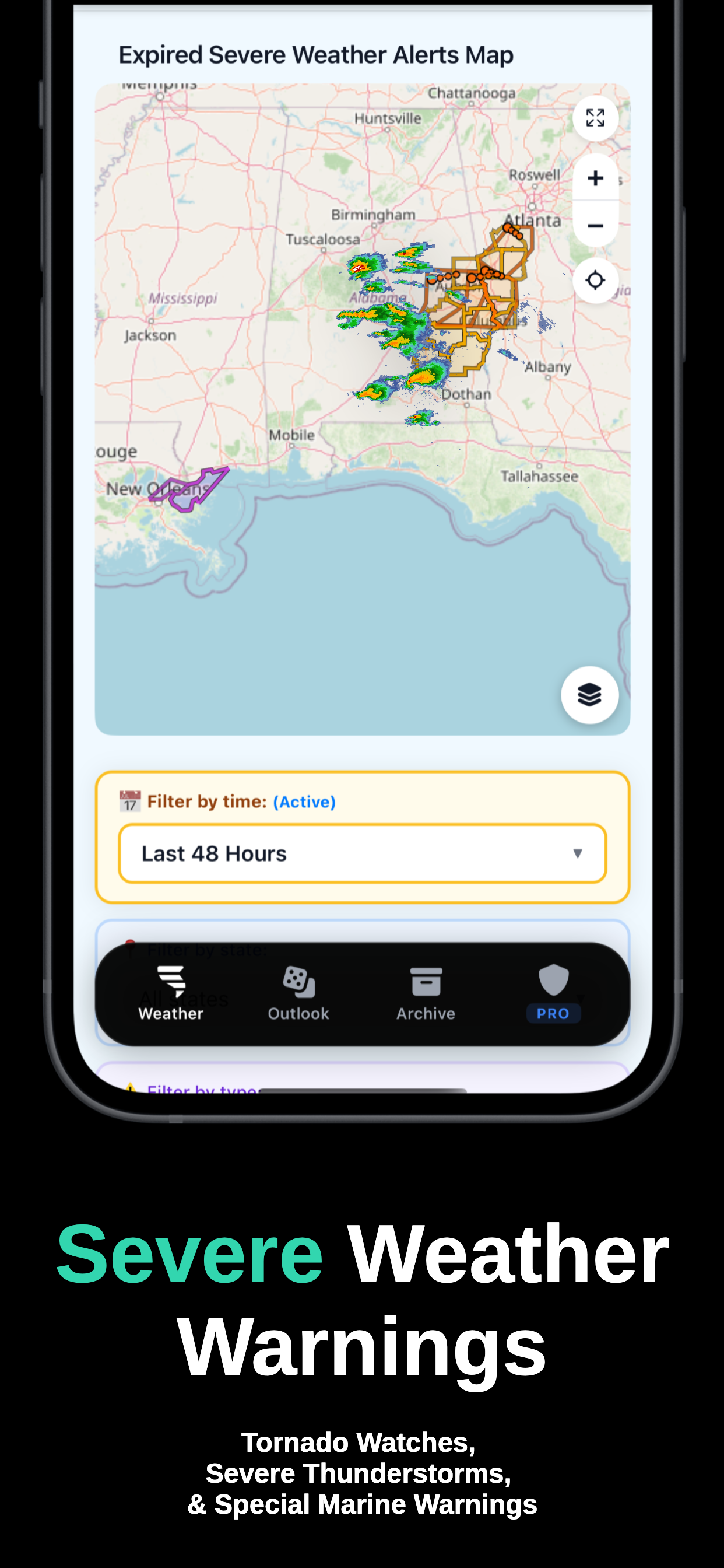 Tornado Tracker by TornadoPath screenshot 2