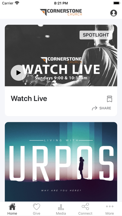 Cornerstone Church SC Screenshot