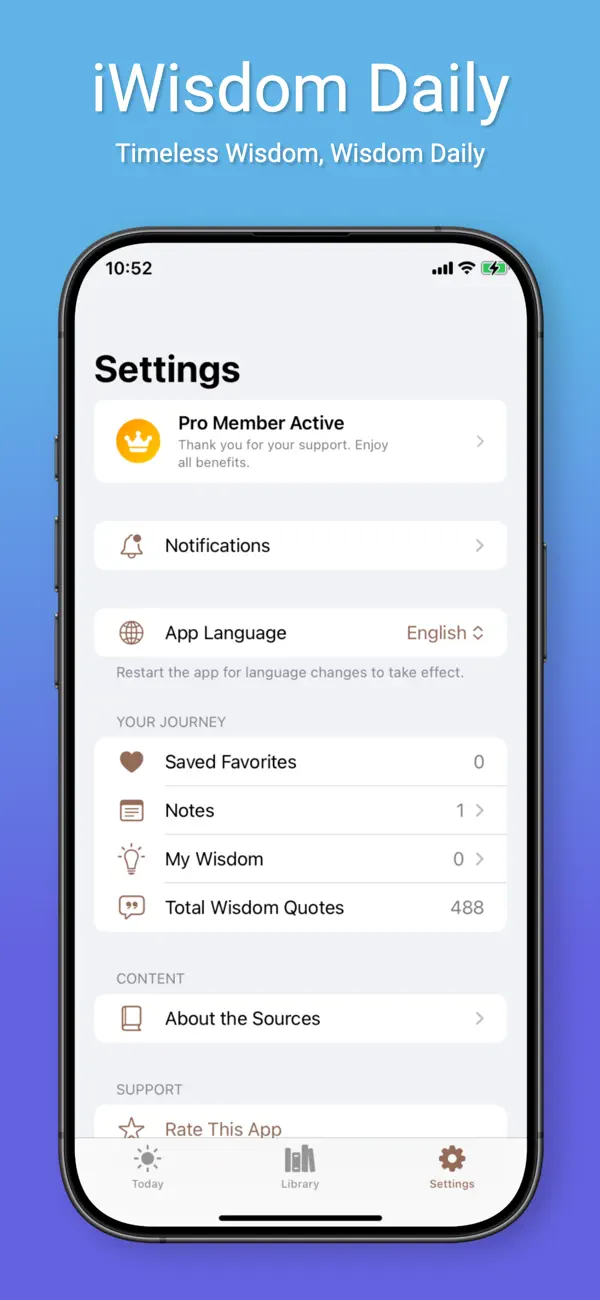 #4. iWisdom Daily (iOS) 由: Naihe Hu