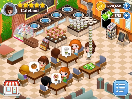 Cafeland - Restaurant Koken iPad app afbeelding 1