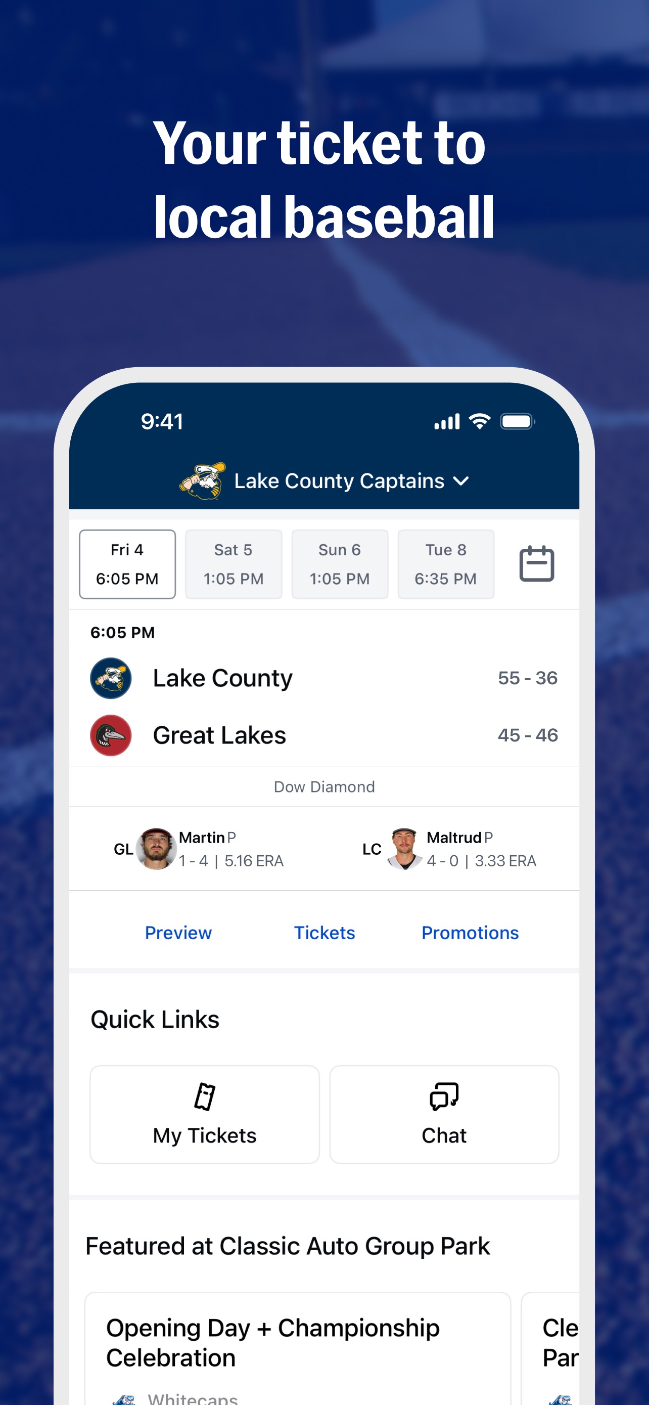 MiLB screenshot 1