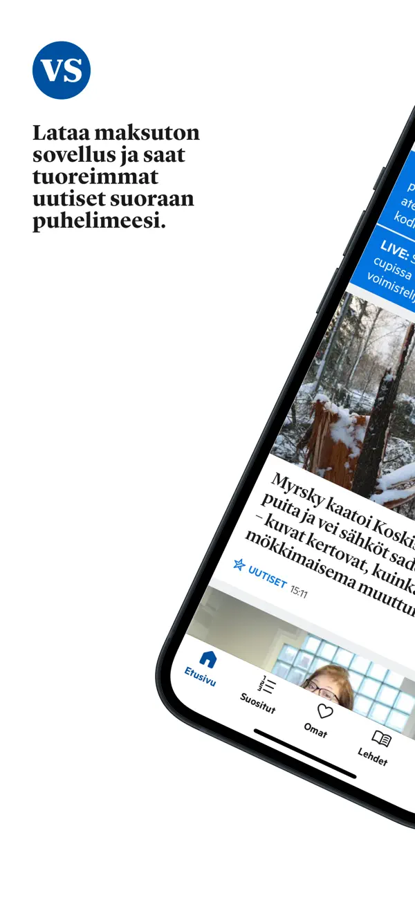 Screenshot #1 pour Valkeakosken Sanomat