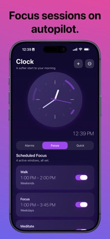 Clockblock: Alarm & Blocker screenshot
