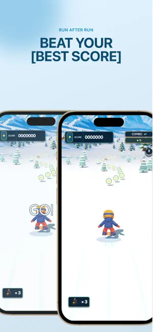 Snow Rush: Snowboard Game screenshot 2