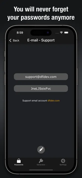 Passwords Cloud: Screenshot 2 von 5