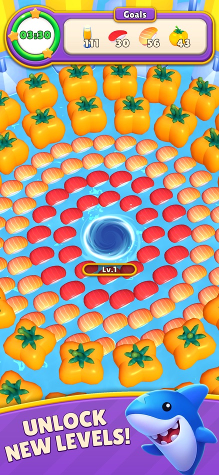 #1. Shark Frenzy Force (iOS) By: Thanh Pham Trung