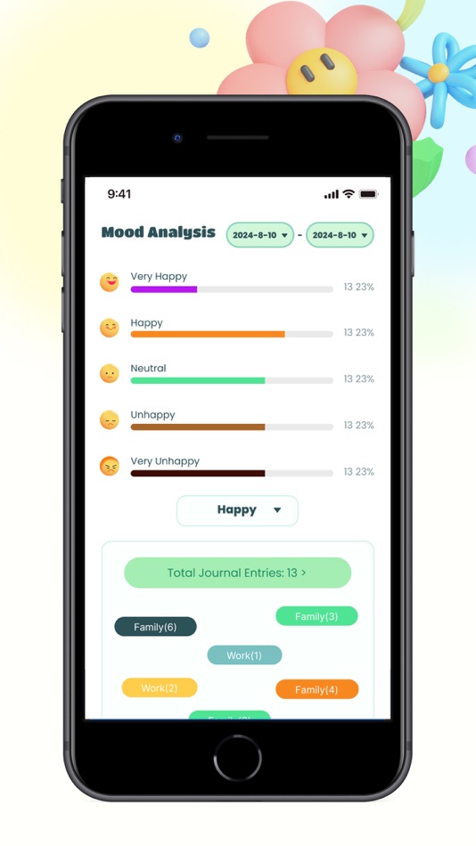 #6. Grateful Diary - Mood Tracker (iOS) بواسطة: Ais Business Mexico S.A. de C.V.