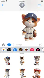 How to cancel & delete baseball kitten stickers 2