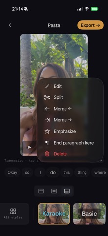 Sound Off Captions iPhone screenshot