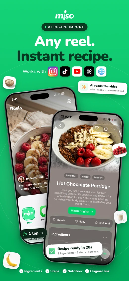 Miso Cook: AI Recipe Keeper screenshot 1