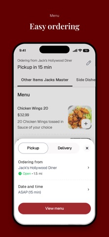 Jack's Hollywood Diner iPhone screenshot