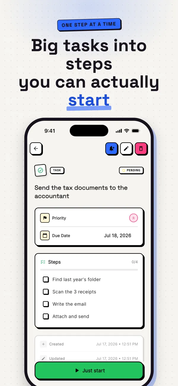 Screenshot #3 pour BrainSort: ADHD Brain Dump