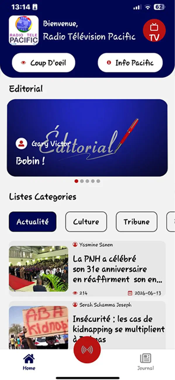 Screenshot #1 pour Radio Tele Pacific