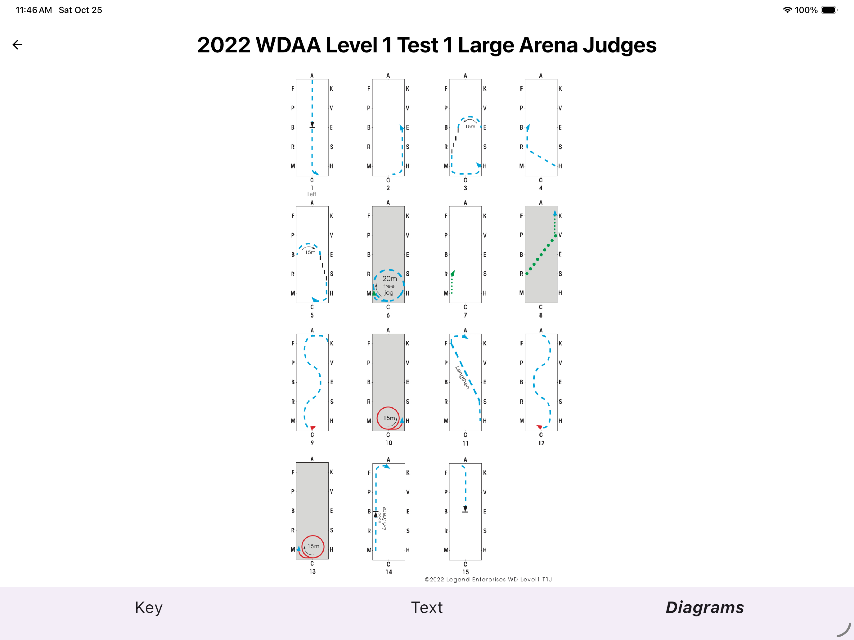 2022 WDAA Judges Diagrams