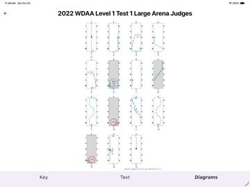 2022 WDAA Judges Diagrams iPad screenshot
