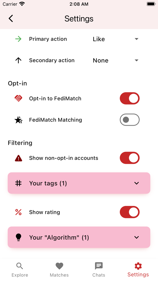 #3. FediMatch (iOS) 由: Lyx Rothbock