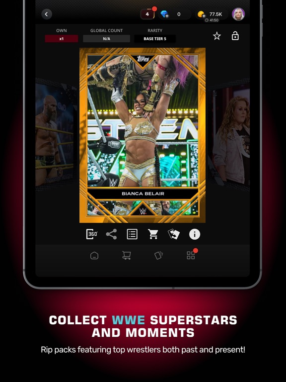 WWE SLAM by Topps® Card Trader iPad screenshot 4 - Entertainment app