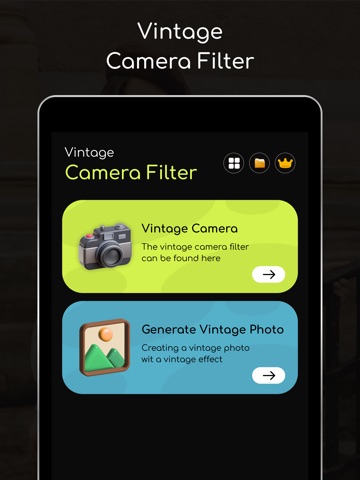 Vintage Camera Filter : AgeCam iPad screenshot