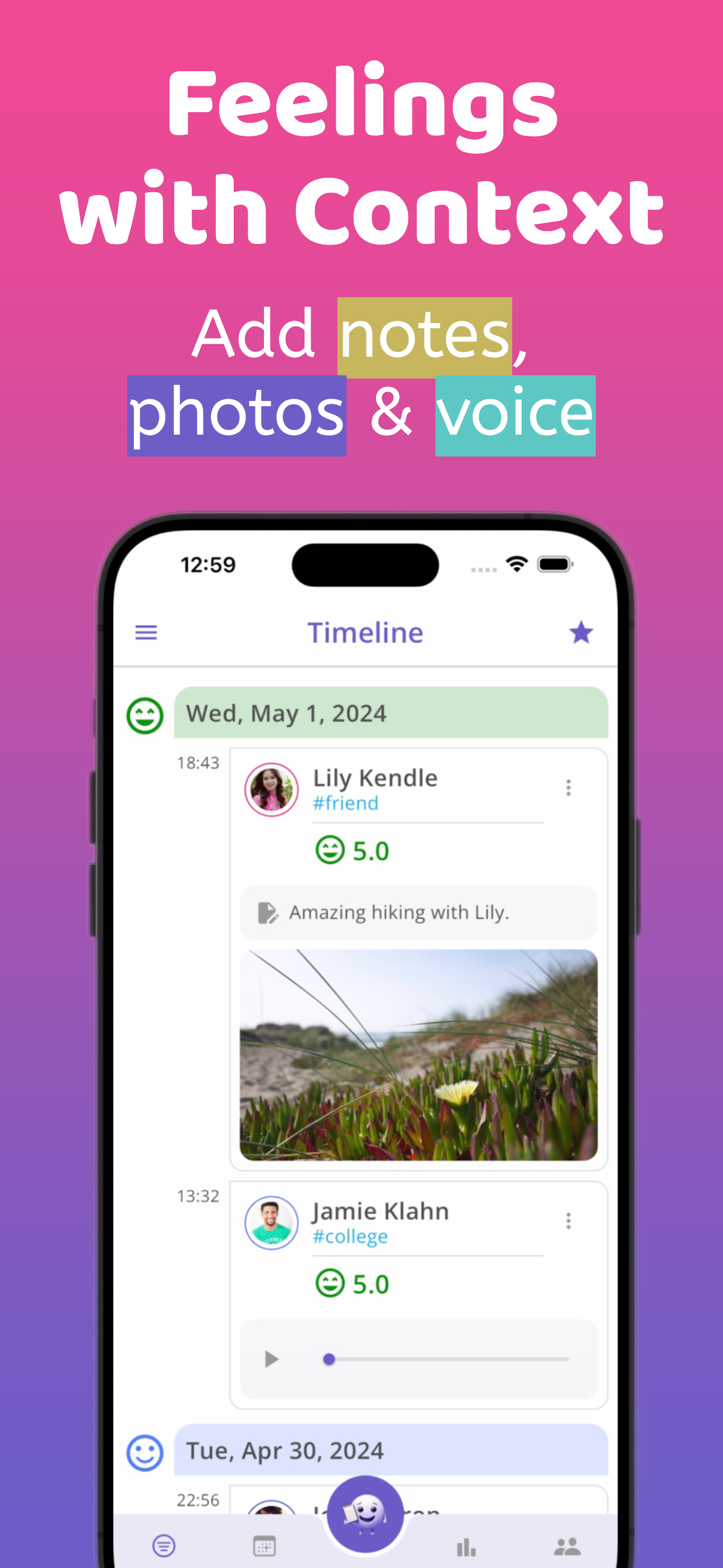SiD: Social Interaction Diary