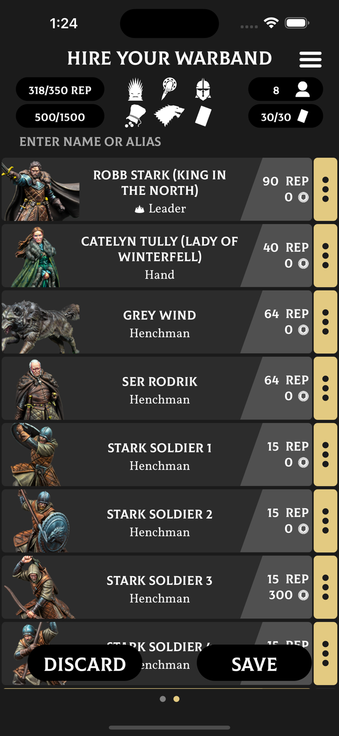 Game of Thrones Miniature Game